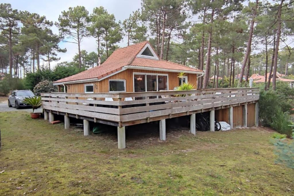 Chalet Du Bonheur - La Jenny Naturist Area Le Porge Exterior photo